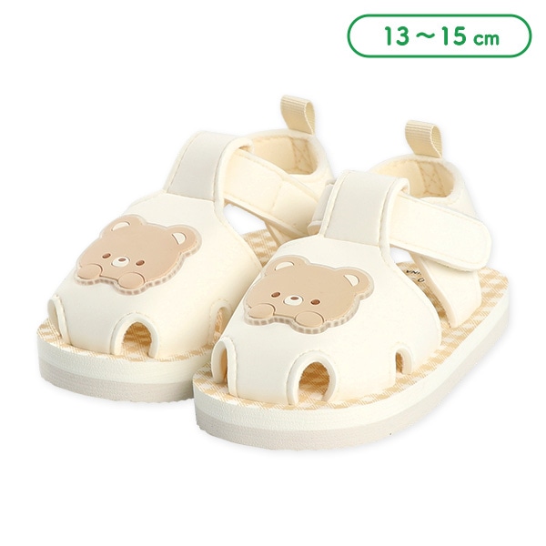 ベビービーチサンダル（くま）