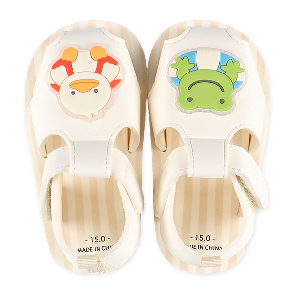 ベビービーチサンダル（カエル・アヒル）