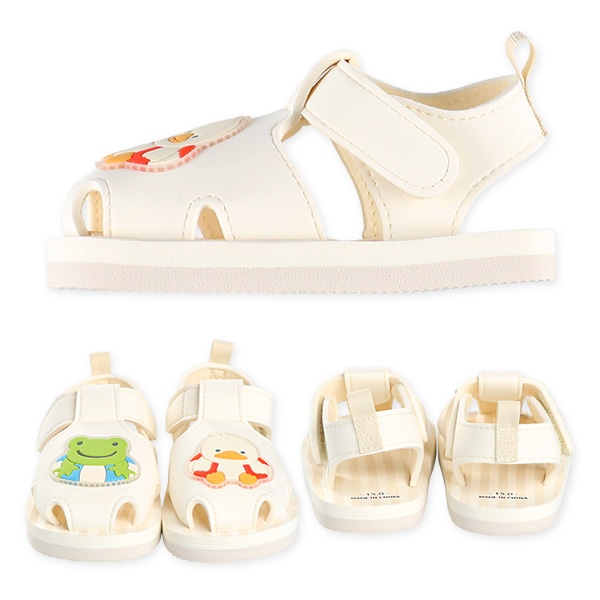 ベビービーチサンダル（カエル・アヒル）