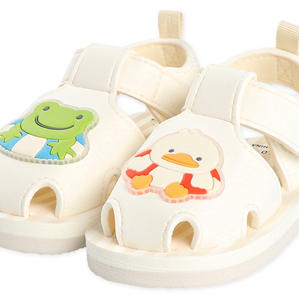 ベビービーチサンダル（カエル・アヒル）