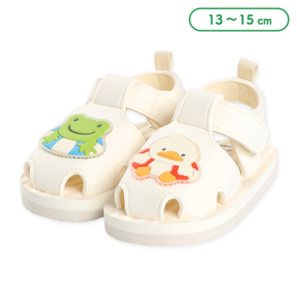 ベビービーチサンダル（カエル・アヒル）