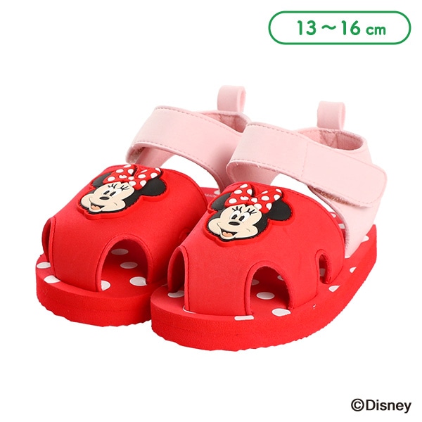 ベビービーチサンダル（ミニーマウス）