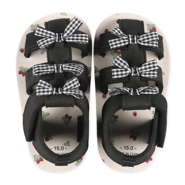 ベビービーチサンダル（3段リボン）