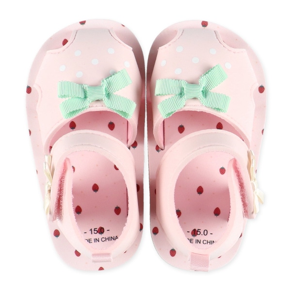 ベビービーチサンダル（なりきりいちご）