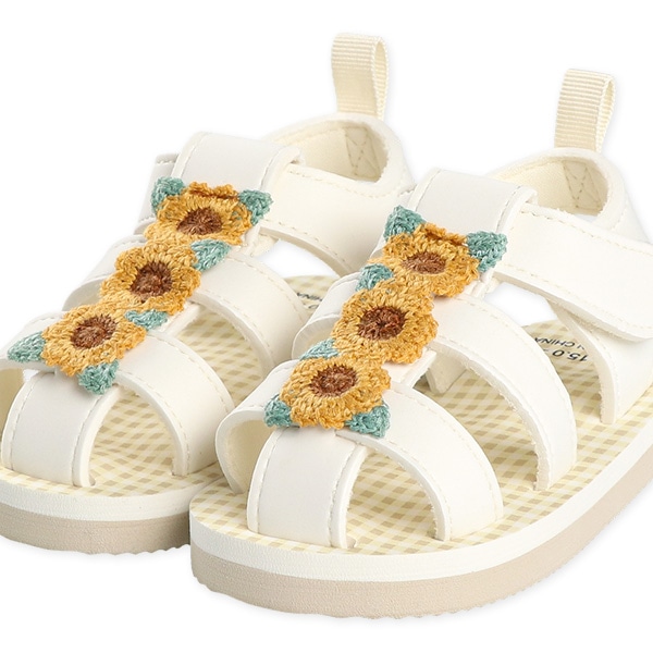 ベビービーチサンダル（ひまわり）
