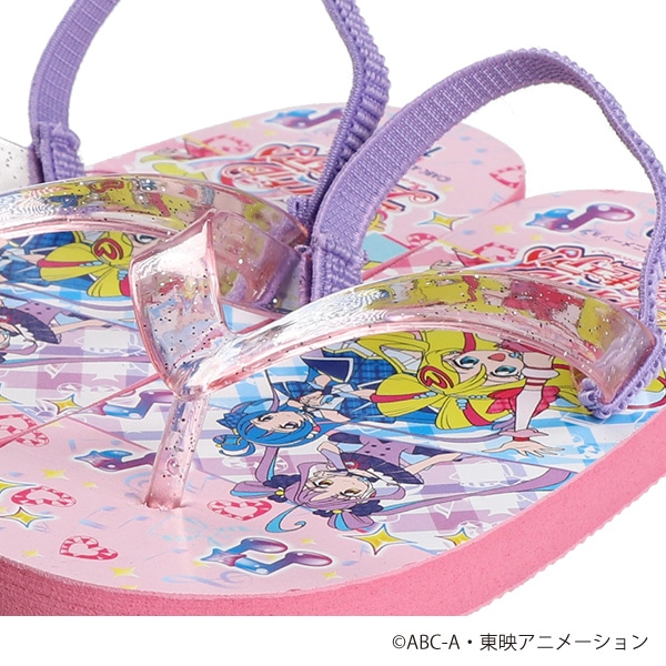 キッズビーチサンダル（キミとアイドルプリキュア）