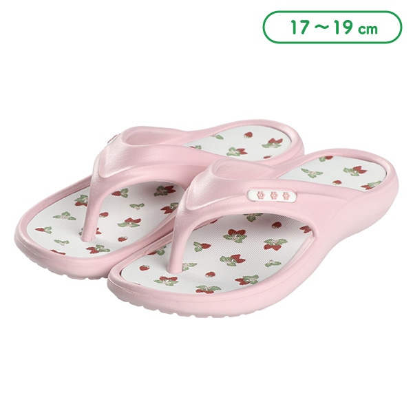 キッズトングサンダル（いちご）