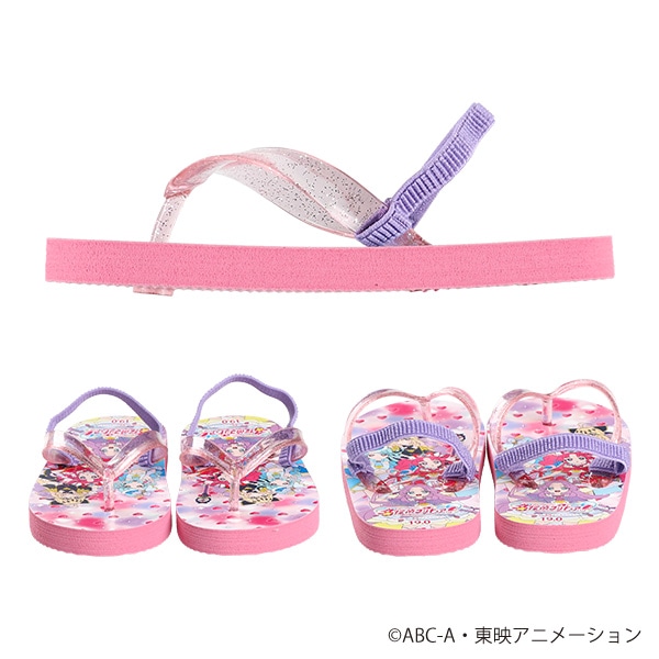 キッズビーチサンダル（プリキュア）