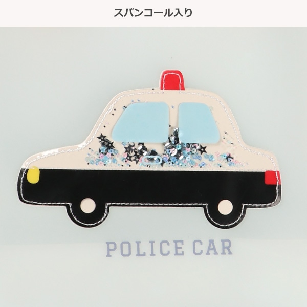 スパンコール入りビーチバッグ（パトカー）