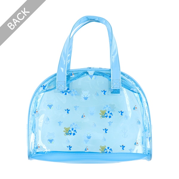 ボストン型ビーチバッグ（くまマリン）