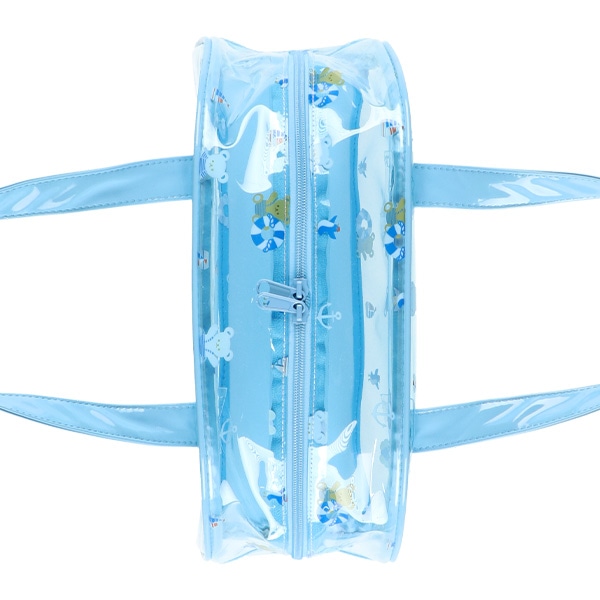 ボストン型ビーチバッグ（くまマリン）