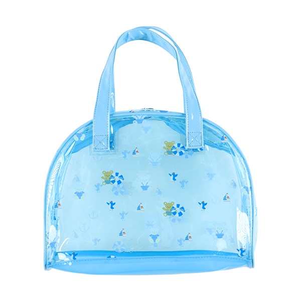 ボストン型ビーチバッグ（くまマリン）