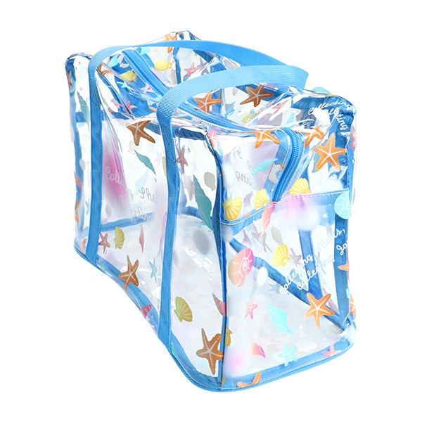 スクエア型ビーチバッグ（シェル）