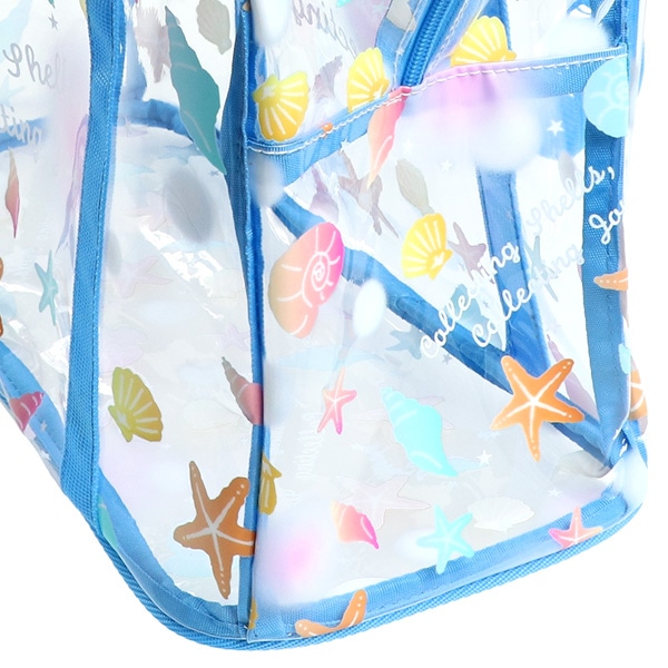 スクエア型ビーチバッグ（シェル）