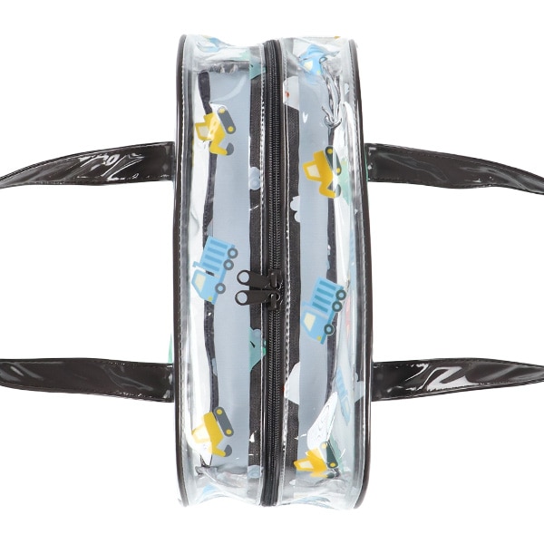 ボストン型ビーチバッグ（はたらくくるま）