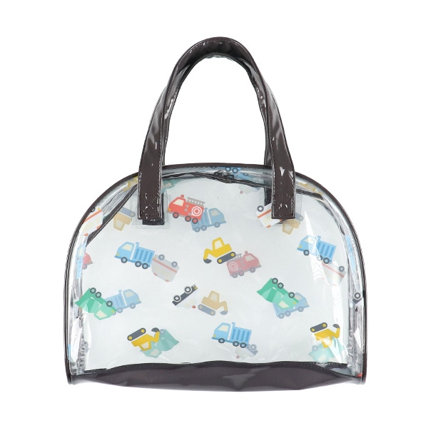 ボストン型ビーチバッグ（はたらくくるま）