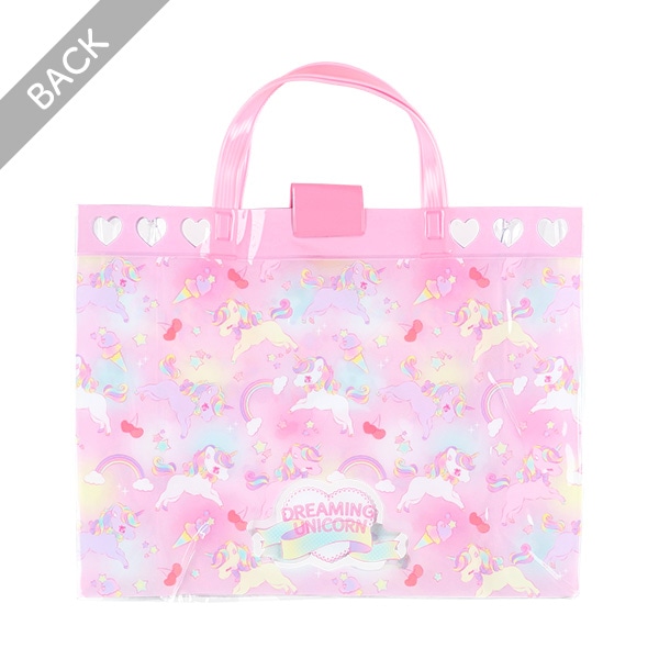 角型ビーチバッグL（ユニコーン）
