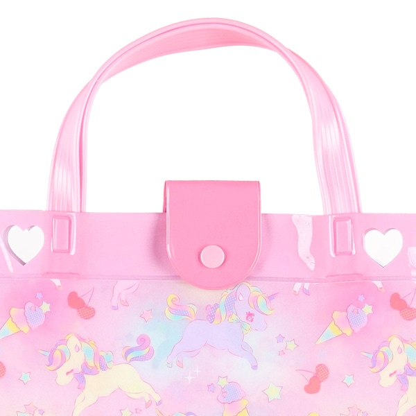 角型ビーチバッグL（ユニコーン）