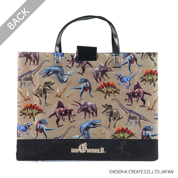 角型ビーチバッグL（ディノワールド）