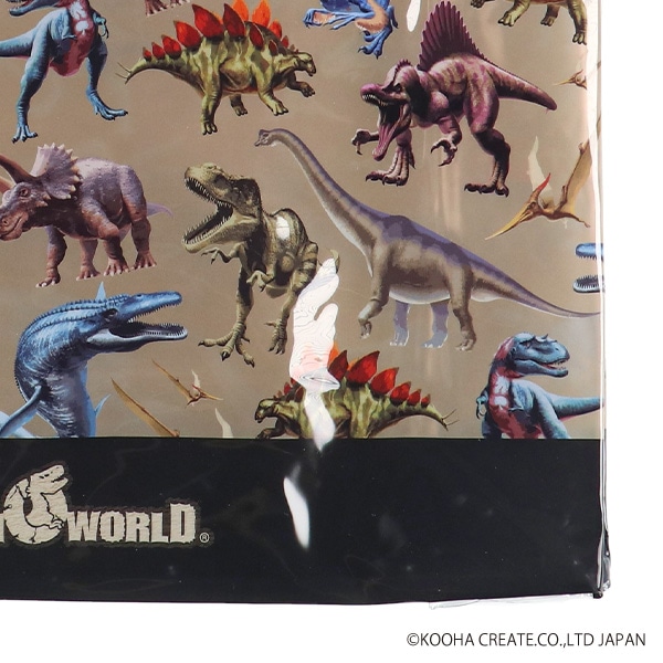 角型ビーチバッグL（ディノワールド）