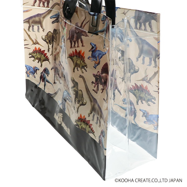 角型ビーチバッグL（ディノワールド）