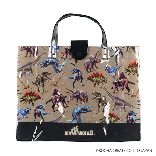角型ビーチバッグL（ディノワールド）