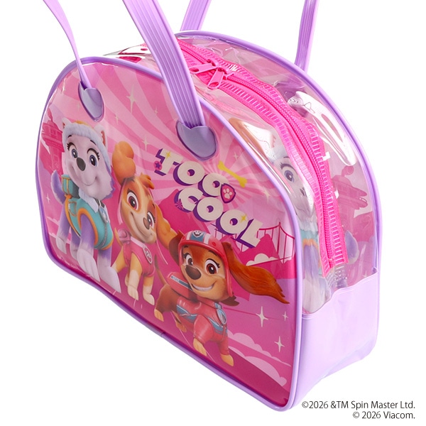 ボストン型ビーチバッグ（パウ・パトロール ピンク）