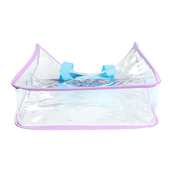 スパンコール入りクリアビーチバック（シェル）