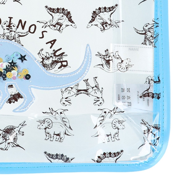 スパンコール入りクリアビーチバッグ（テイラノ）