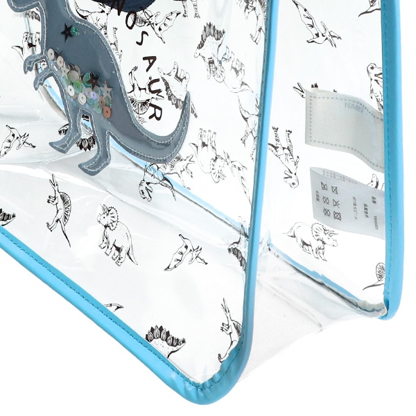 スパンコール入りクリアビーチバッグ（テイラノ）