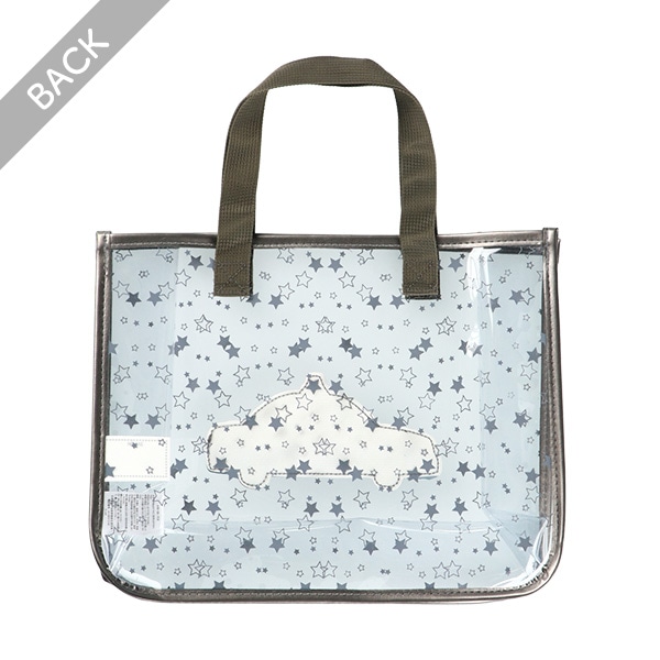 スパンコール入りクリアビーチバッグ（パトカー）