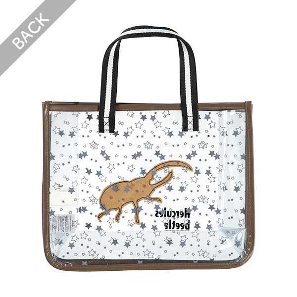 スパンコール入りクリアビーチバッグ（ヘラクレス）