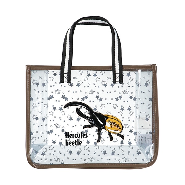 スパンコール入りクリアビーチバッグ（ヘラクレス）