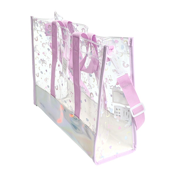 ショルダー付き角型ビーチバッグ（ユニコーン）