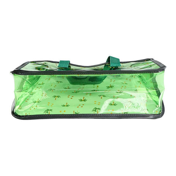 スパンコール入りクリアビーチバッグ（ステゴサウルス）