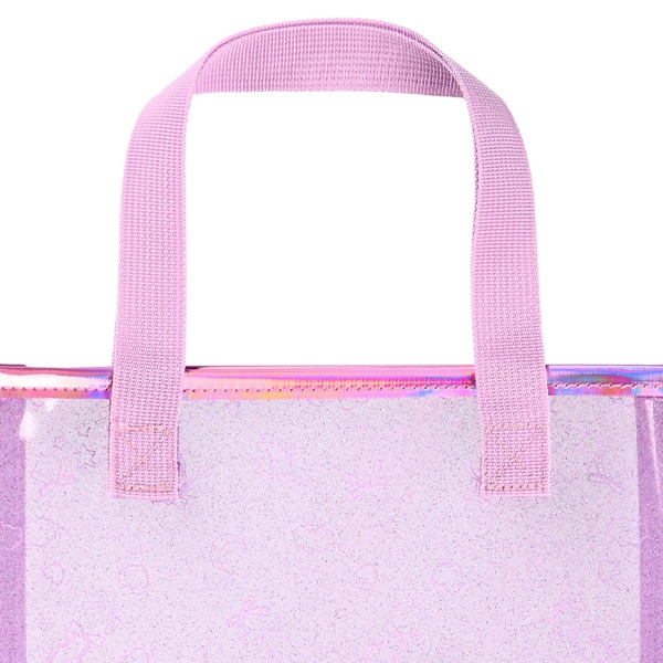 スパンコール入りクリアビーチバッグ（ユニコーン）