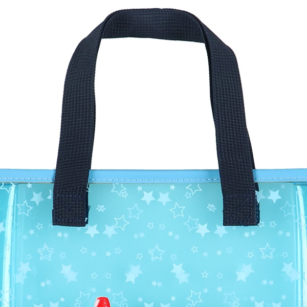 スパンコール入りクリアビーチバッグ（消防車）