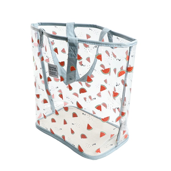 底メッシュビーチバッグ（スイカ）