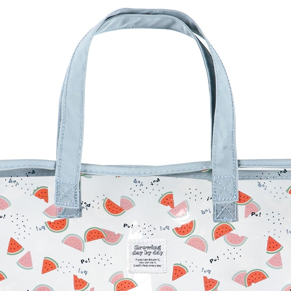 底メッシュビーチバッグ（スイカ）