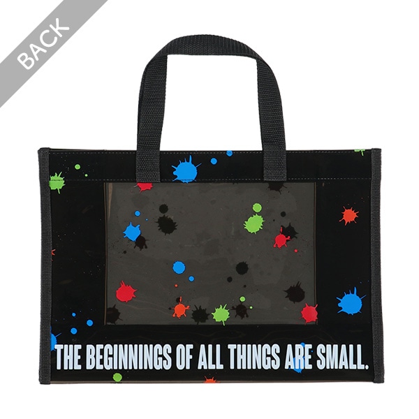 角型クリアビーチバッグ（ペンキ）