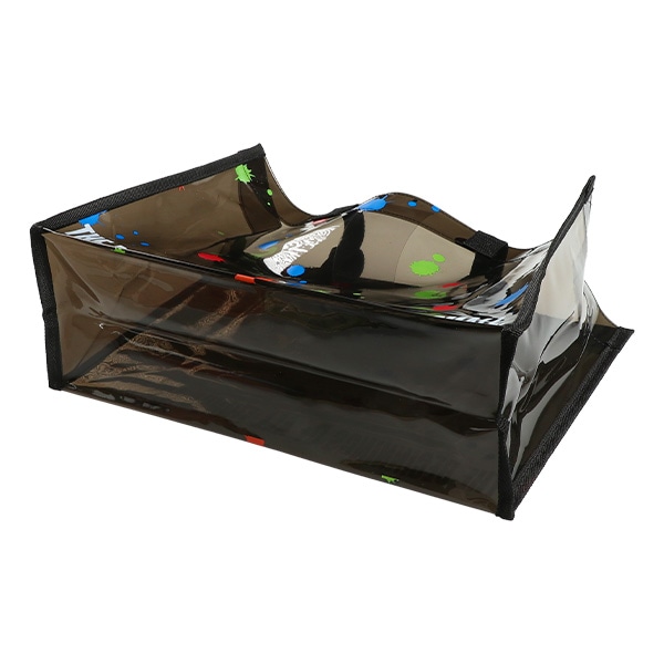 角型クリアビーチバッグ（ペンキ）