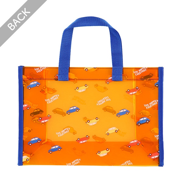 角型クリアビーチバッグ（くるま）