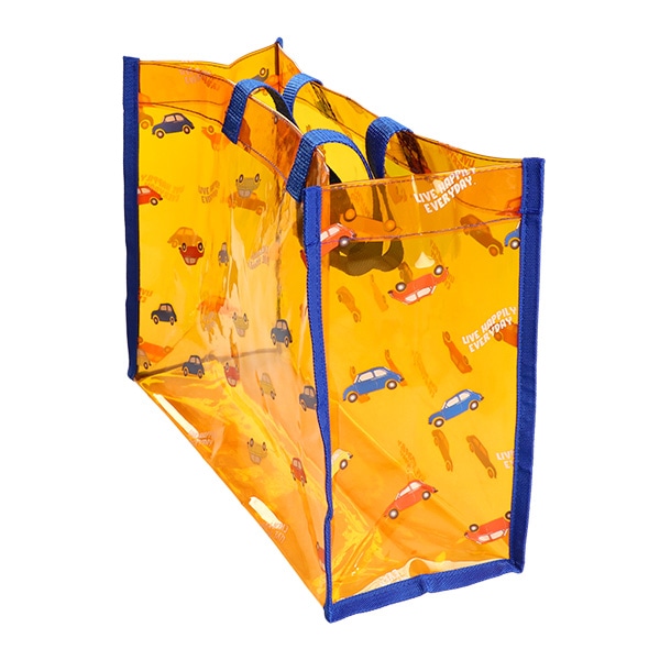 角型クリアビーチバッグ（くるま）