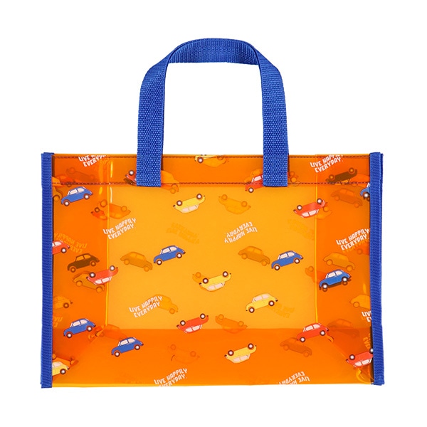 角型クリアビーチバッグ（くるま）