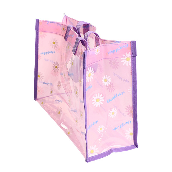 角型クリアビーチバッグ（マーガレット）