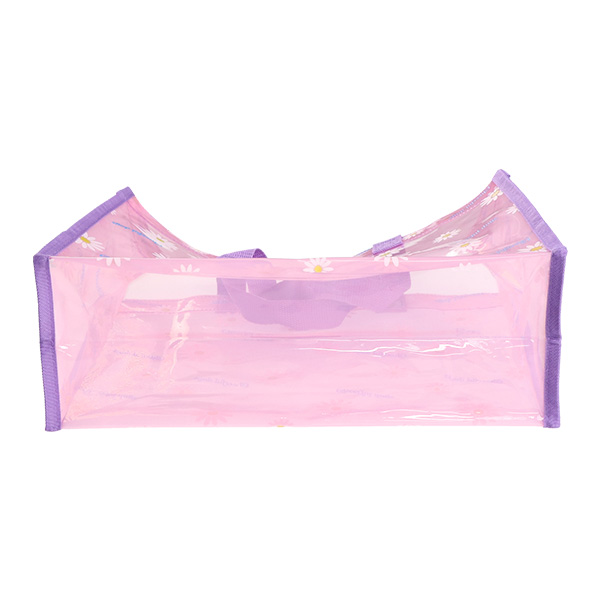 角型クリアビーチバッグ（マーガレット）