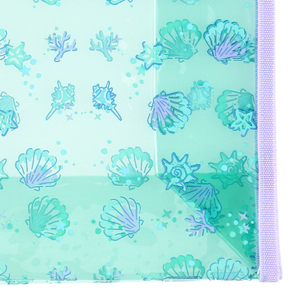 角型クリアビーチバッグ（シェル）