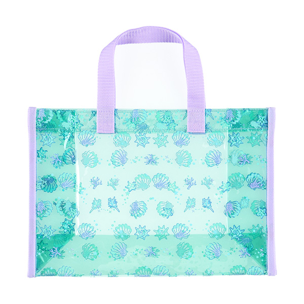 角型クリアビーチバッグ（シェル）