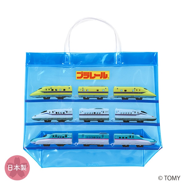 バケット型ビーチバッグ（プラレール）