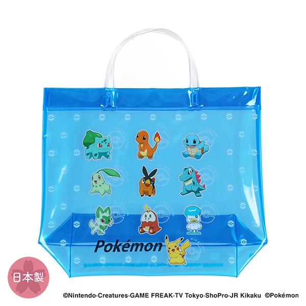バケット型ビーチバッグ（ポケモン・ブルー）